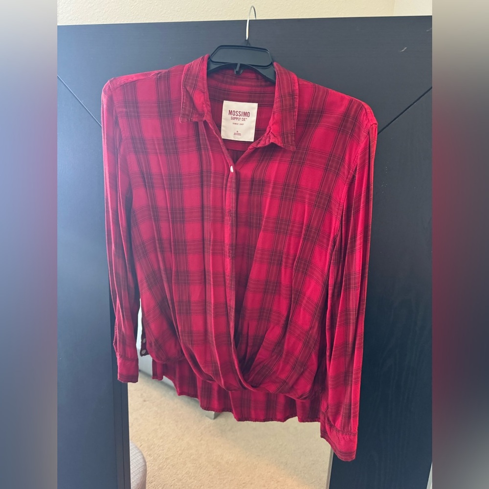 Target Mossimo Flannel Blouse